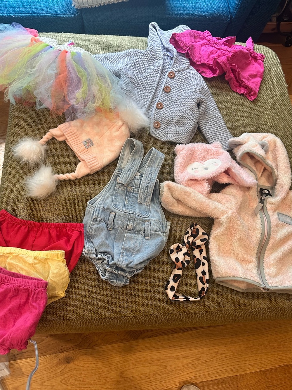 *Girls 3-6 Month Clothing Bundle 11 Pcs North Face Janie and Jack Nordstrom Tutu